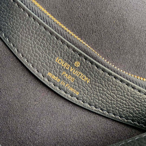 LV M47161 Louis Vuitton Diane Monogram Empreinte Leather Black with Camel - Default Title - View 8