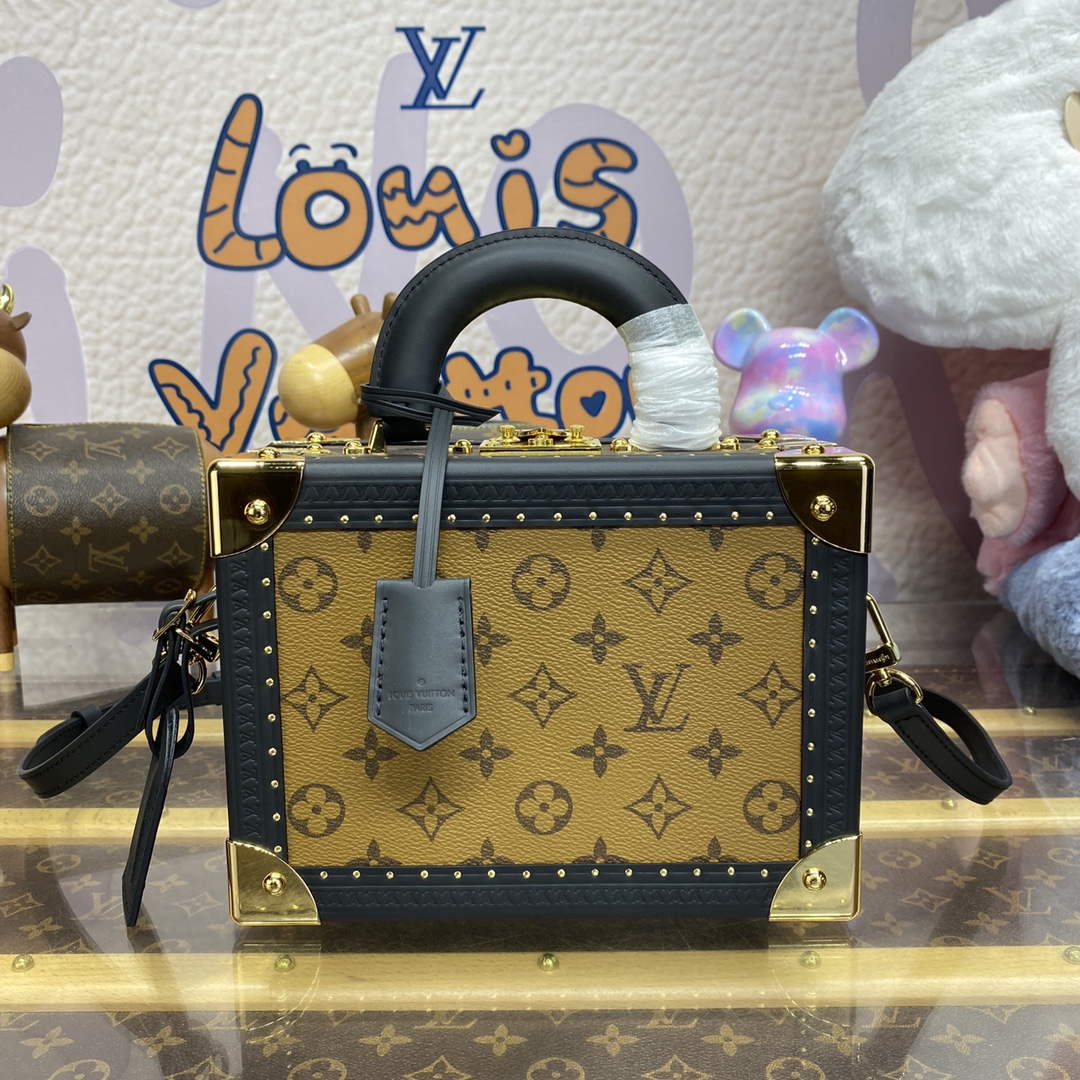 LV M47164 Louis Vuitton Petite Valise Monogram Reverse - Default Title - View 1