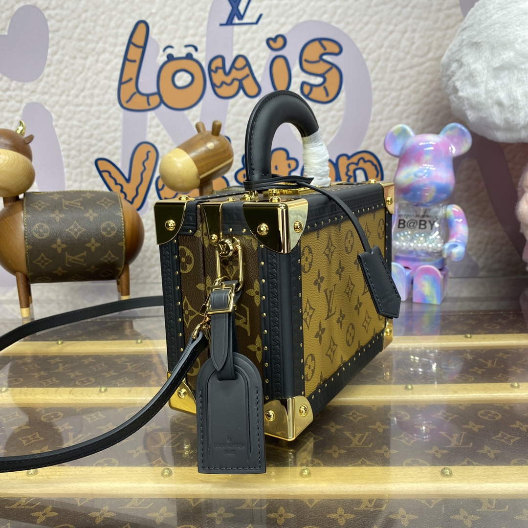 LV M47164 Louis Vuitton Petite Valise Monogram Reverse - Default Title - View 3