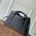 LV M47185 Louis Vuitton Babylone Tote MM Bag Black - Default Title - View 1
