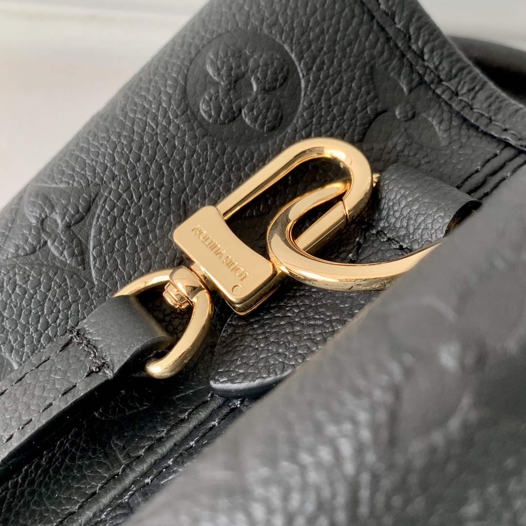 LV M47185 Louis Vuitton Babylone Tote MM Bag Black - Default Title - View 7