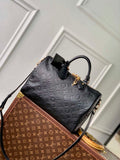 LV M47186 Louis Vuitton Speedy Soft 30 Handbag Black