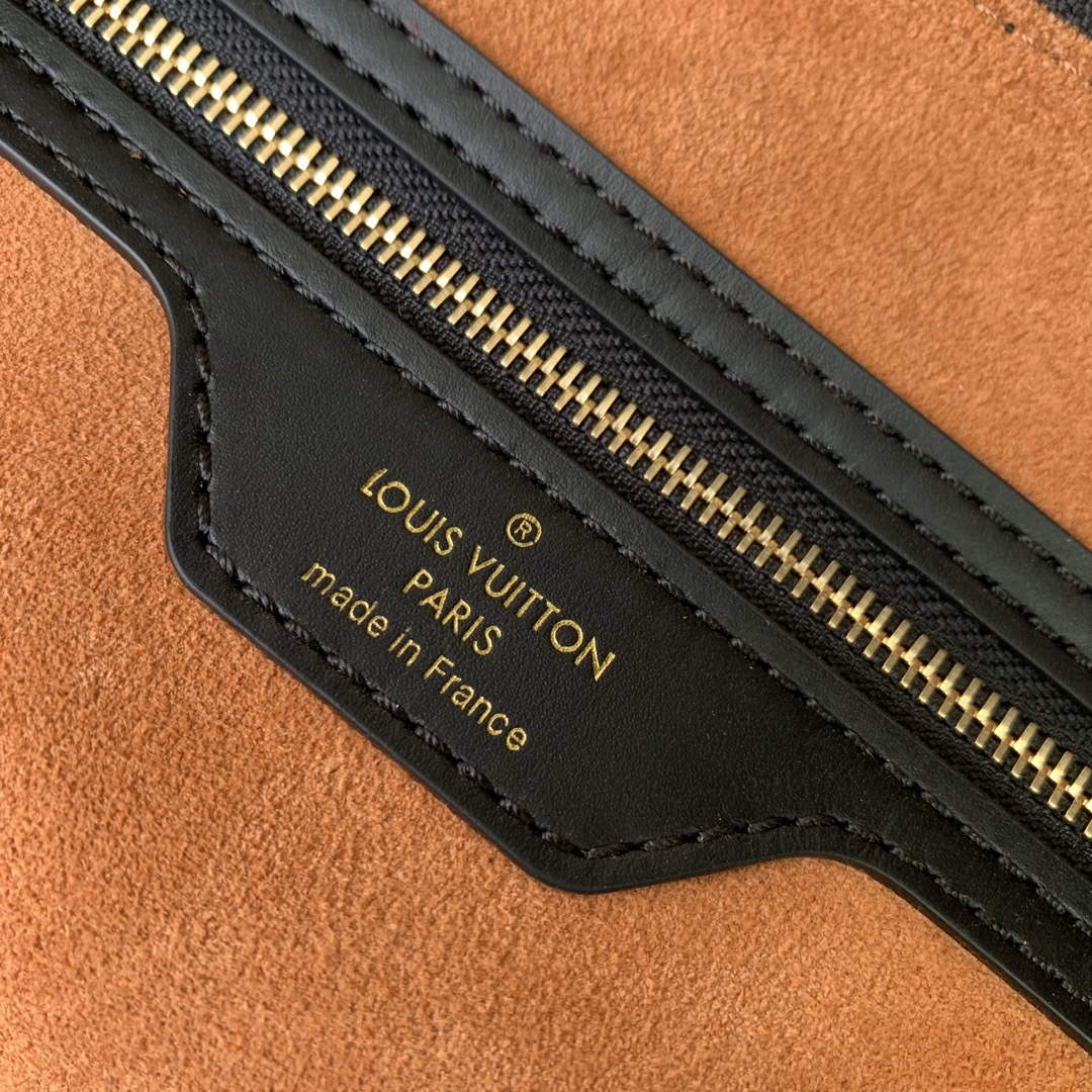 LV M47186 Louis Vuitton Speedy Soft 30 Handbag Black