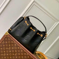 LV M47209 Louis Vuitton LV Bundle Bag Monogram Empreinte Leather Black - Default Title - View 1