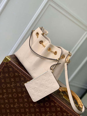 LV M47209 Louis Vuitton LV Bundle Bag Monogram Empreinte Leather Off-white - Default Title - View 2