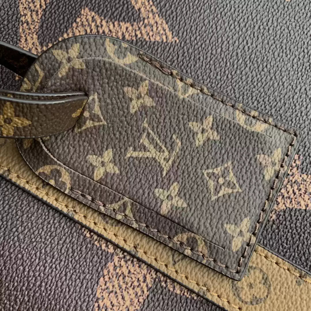 LV M47211 Louis Vuitton Keepall Bandouliere  Travel Bag Monogram Giant and Monogram Reverse