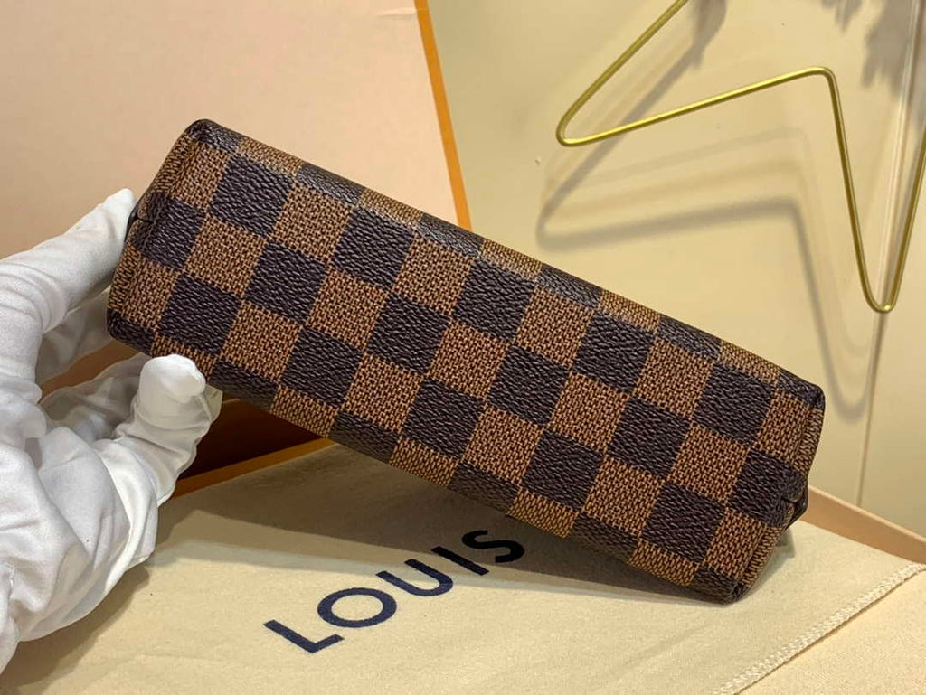 LV M47353 Louis Vuitton Cosmetic Pouch MM Damier ebene