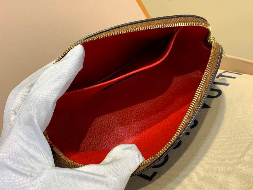 LV M47353 Louis Vuitton Cosmetic Pouch MM Damier ebene