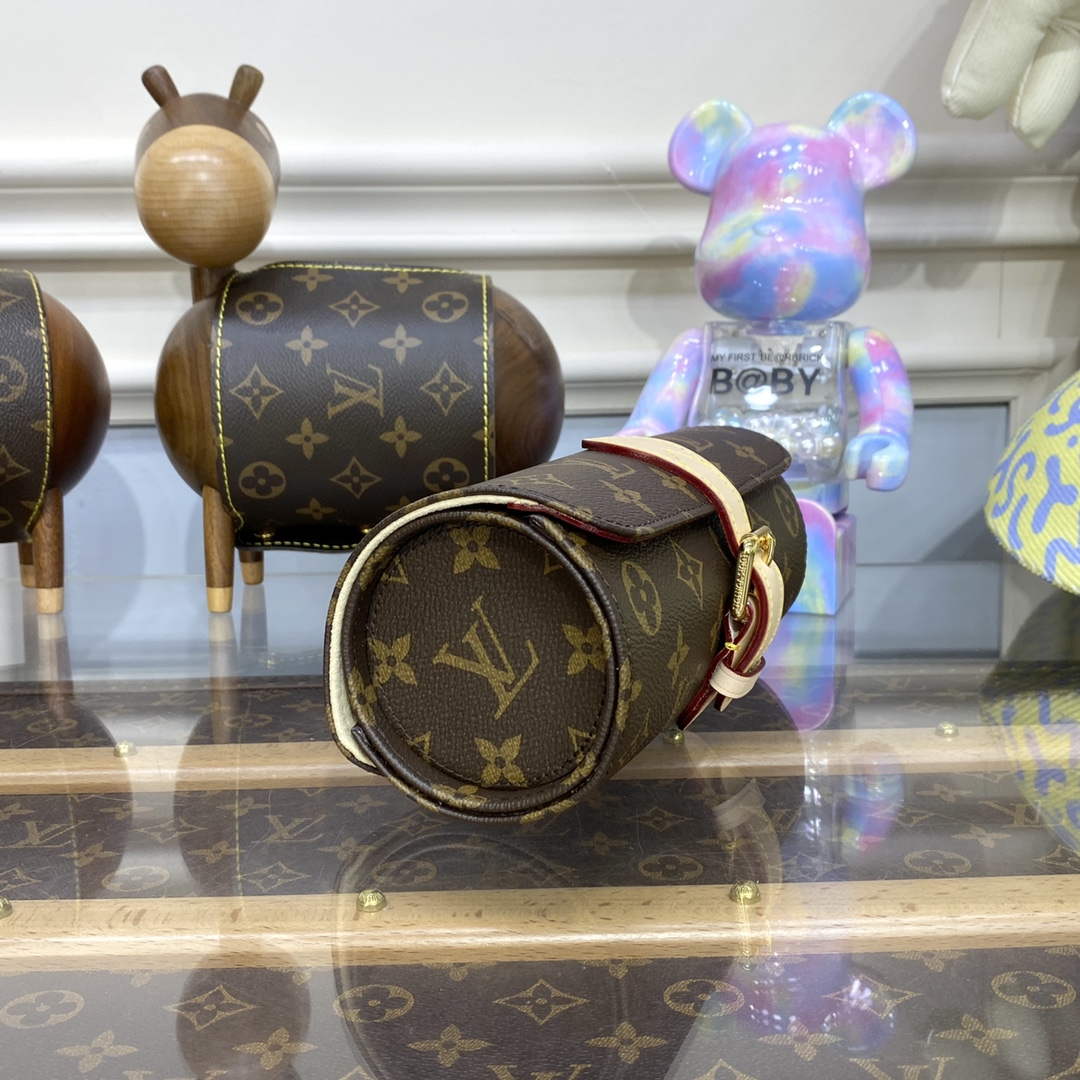 LV M47530 Louis Vuitton 3 Watch Case Monogram Canvas - Default Title - View 2