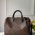 LV M48284 Louis Vuitton Speedy Bandouliere 30 Bag Monogram Canvas M41112 Black - Voguebags
