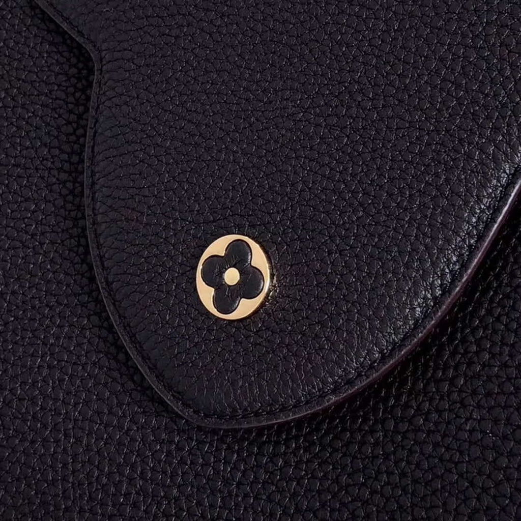LV M48864 Louis Vuitton MM Capucines Leather Bag M42259 Black