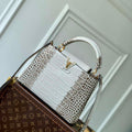 LV M48865 Louis Vuitton Capucines BB Handbag Himalayas - Default Title - View 1