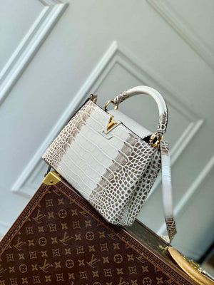LV M48865 Louis Vuitton Capucines BB Handbag Himalayas - Default Title - View 3