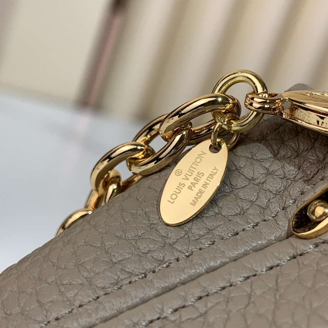 LV M48865 Louis Vuitton Capucines Micro Bag Gray - Default Title - View 6