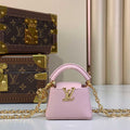 LV M48865 Louis Vuitton Capucines Micro Bag Pink - Default Title - View 1