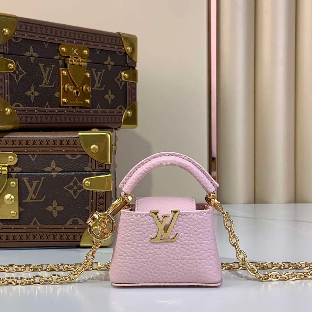 LV M48865 Louis Vuitton Capucines Micro Bag Pink