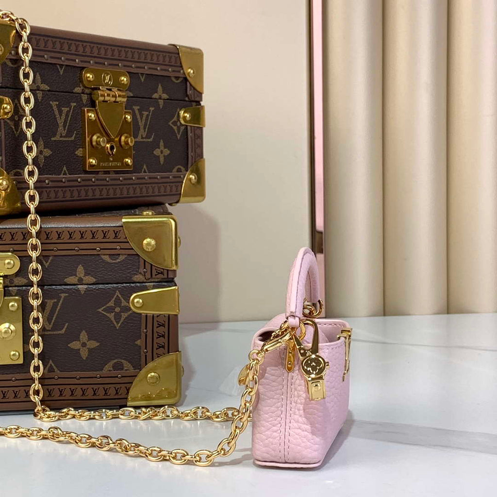LV M48865 Louis Vuitton Capucines Micro Bag Pink