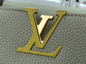 LV M48865 Louis Vuitton Capucines Mini BB Handbag M59468 Snow White and Cedrat - Default Title - View 5
