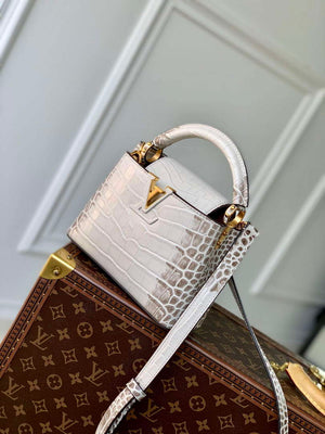 LV M48865 Louis Vuitton Capucines Mini Handbag Himalayas - Default Title - View 2