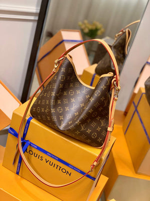 LV M50155 LouisVuitton Delightful PM Monogram Plum - Default Title - View 1