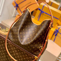 LV M50157 LouisVuitton Delightful MM Monogram Plum - Default Title - View 1