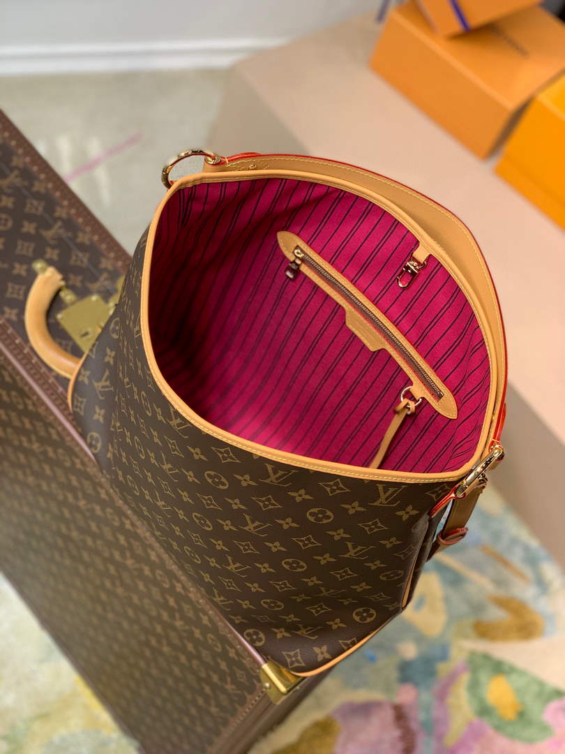 LV M50157 LouisVuitton Delightful MM Monogram Plum - Default Title - View 9