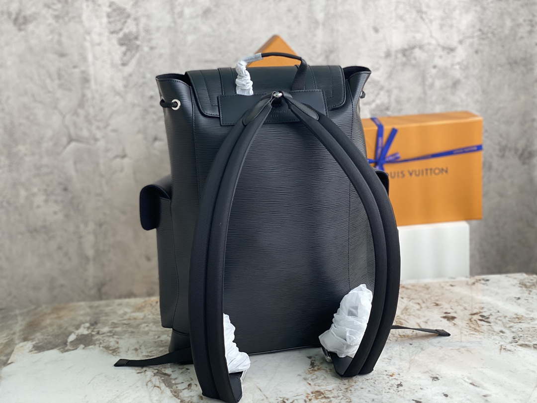 LV M50159 Louis Vuitton Christopher PM Epi Black - Default Title - View 5