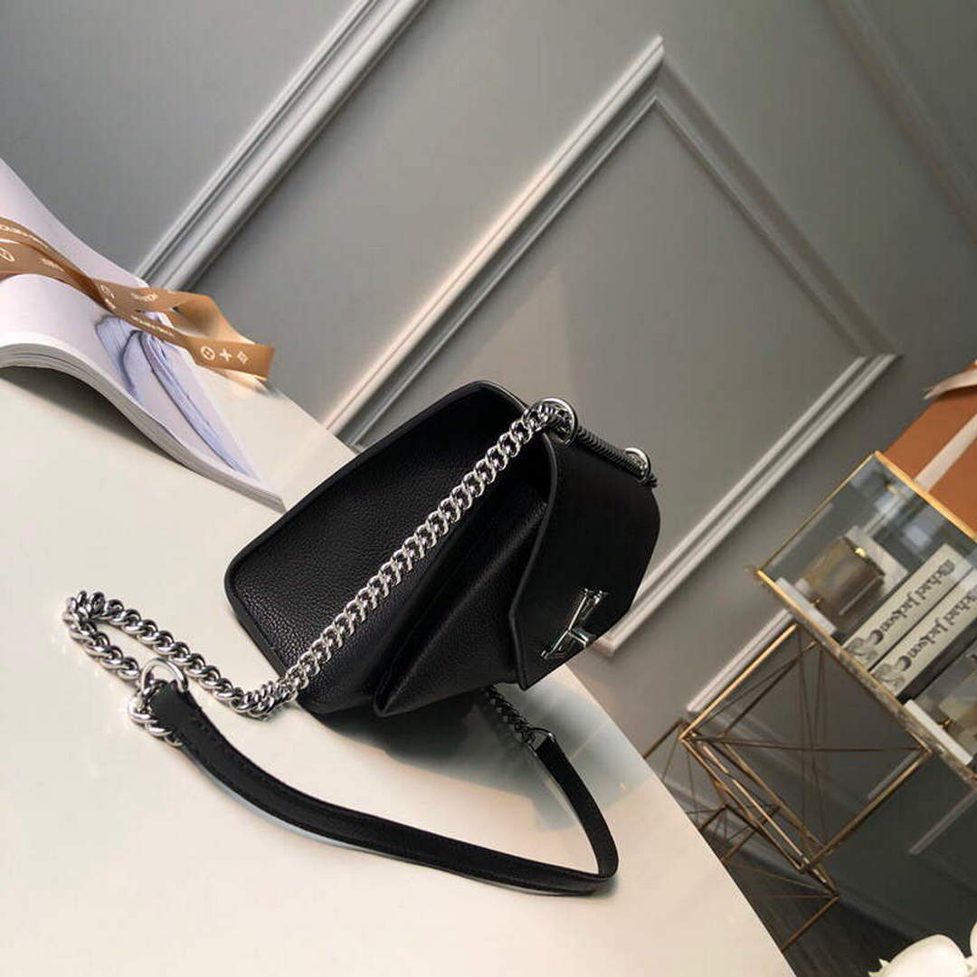 LV M51418 Louis Vuitton Mylockme Chain Bag Black - Default Title - View 4
