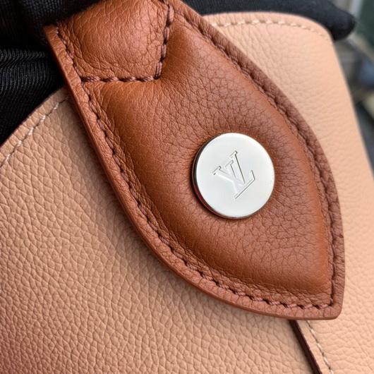 LV M44330  Louis Vuitton Lockme Hobo Soft calfskin M52776 Bag Apricot - luxibagsmall