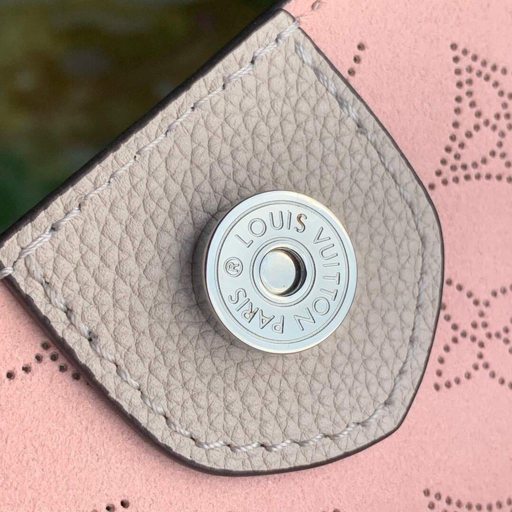 LV M53140 Louis Vuitton Hina MM Mahina Bag M57535 Galet Gray