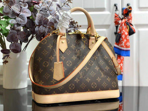 LV M53152 Louis Vuitton Alma BB Monogram N41221 Bag - luxibagsmall