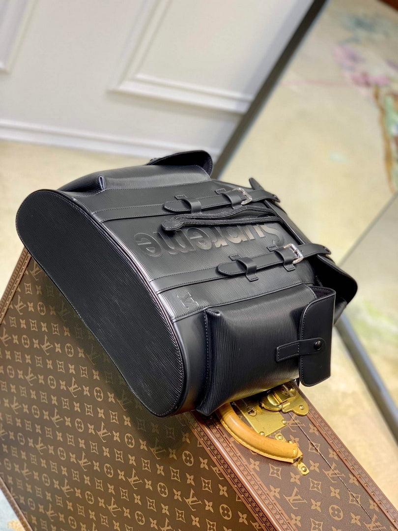 LV M53413 Louis Vuitton LV x Supreme Backpack Black - Default Title - View 4