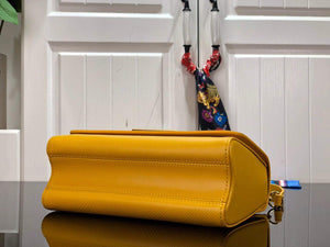 LV M53754 Louis Vuitton Twist MM Epi Grained Cowhide Leather Yellow - Default Title - View 4