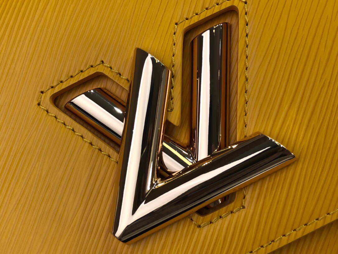 LV M53754 Louis Vuitton Twist MM Epi Grained Cowhide Leather Yellow - Default Title - View 5