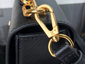 LV M53754 Louis Vuitton Twist MM Epi Grained Cowhide Leather Black - Default Title - View 6
