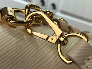 LV M53754 Louis Vuitton Twist MM Epi Grained Cowhide Leather Quartz White - Default Title - View 7