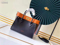 LV M53823 Louis Vuitton M55302 on My Side High end Leathers Tote Bag Black