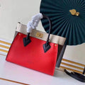 LV M53824 Louis Vuitton M55302 on my side M53826 High end Leathers Tote Bag Red