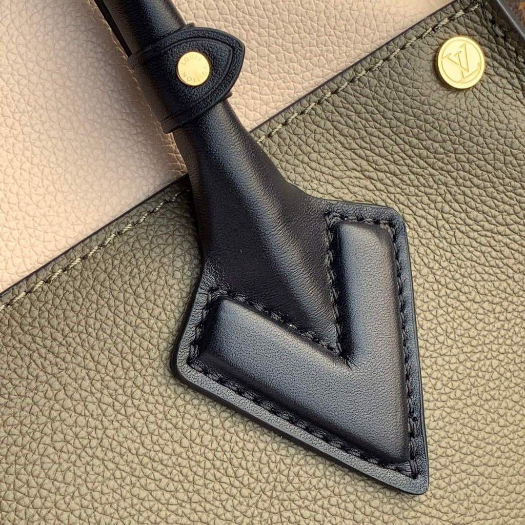 LV M55302 Louis Vuitton M53823  on My Side High end Leathers Tote Bag Laurier Green