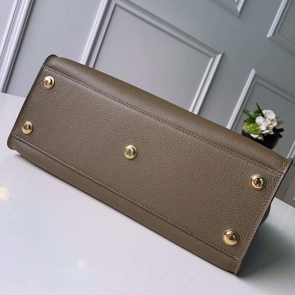 LV M55302 Louis Vuitton M53823  on My Side High end Leathers Tote Bag Laurier Green