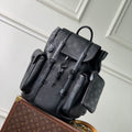 LV M55699 Louis Vuitton Christopher MM Backpack Monogram Black