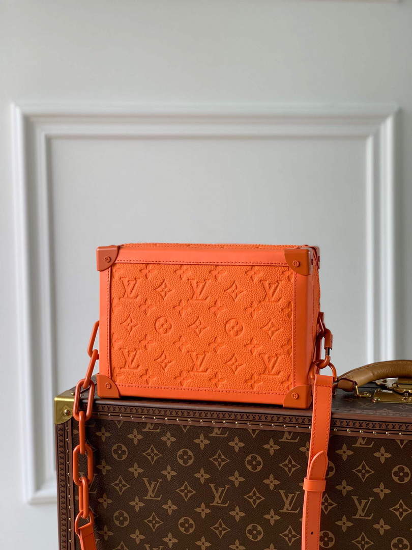 LV M55700 Louis Vuitton Soft Trunk Bag Orange - Default Title - View 1