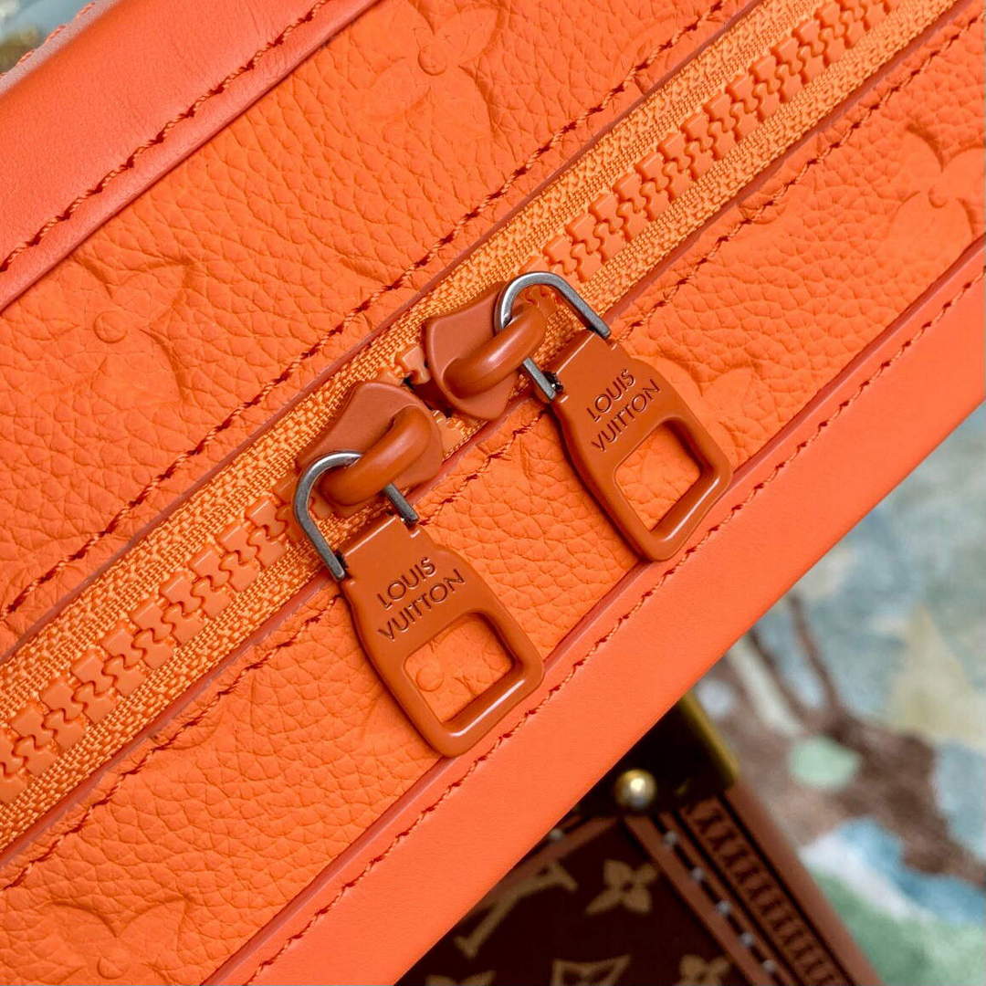 LV M55700 Louis Vuitton Soft Trunk Bag Orange - Default Title - View 5