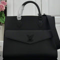 LV M55846 Louis Vuitton Lockme Tote MM Leathers M55818 Bag Black - luxibagsmall