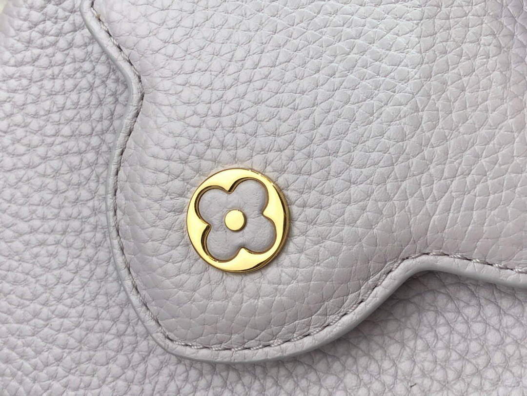 LV M56071 Louis Vuitton Capucines Mini Handbag Taro Purple - Default Title - View 6