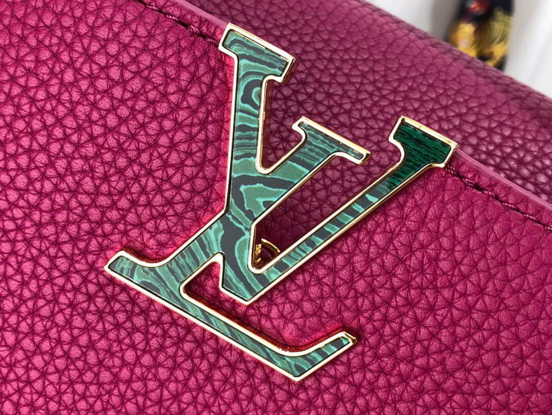 LV M56071 Louis Vuitton Capucines Mini Handbag Deep Rose - Default Title - View 5