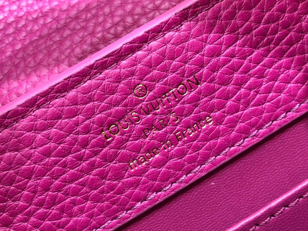 LV M56071 Louis Vuitton Capucines Mini Handbag Deep Rose - Default Title - View 6