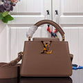 LV M56071 Louis Vuitton Capucines Mini Handbag Light brown - Default Title - View 1