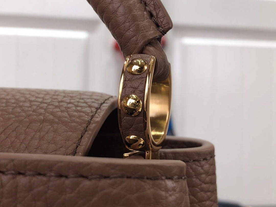 LV M56071 Louis Vuitton Capucines Mini Handbag Light brown - Default Title - View 5