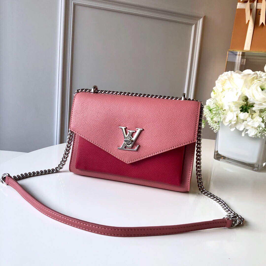 LV M56137 Louis Vuitton Mylockme Chain Bag Pink - Default Title - View 1